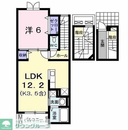 富栄富士見町ヒルズIIの物件間取画像